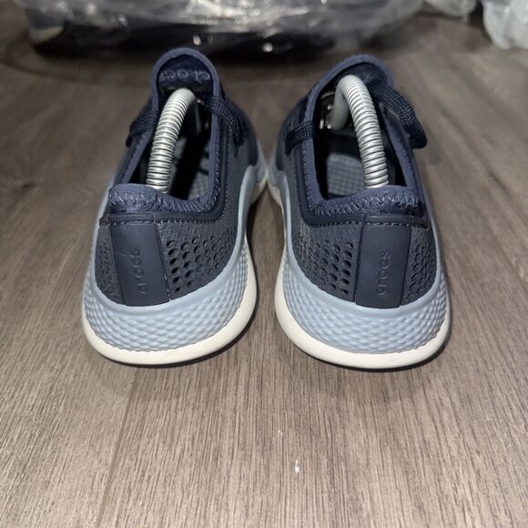Crocs Women LiteRide 360 Pacer Navy Blue 204967 Sneakers Shoes Size 7 - Picture 4 of 6